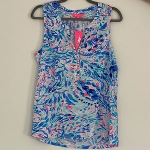 NWT Lilly Pulitzer Essie Top, Size Large